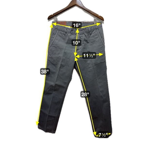 040 Dockers | Faded Green Gray Alpha Khaki Pants (EUC, Size 32x30) - Picture 3 of 15